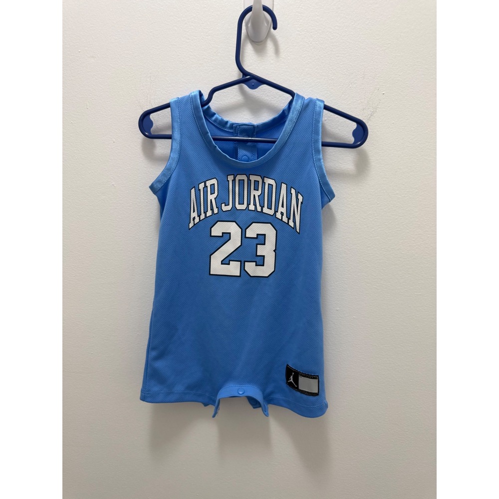 Jordan Baby Boys University Blue Air Jordan 23 Mesh Basketball Romper 12M
